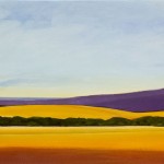 Farmland, 18" x 36", oil on canvas