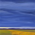 Hay Field, 36" x 36", oil on canvas