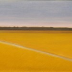 On The Delta Line, 18" x 36", oil on canvas