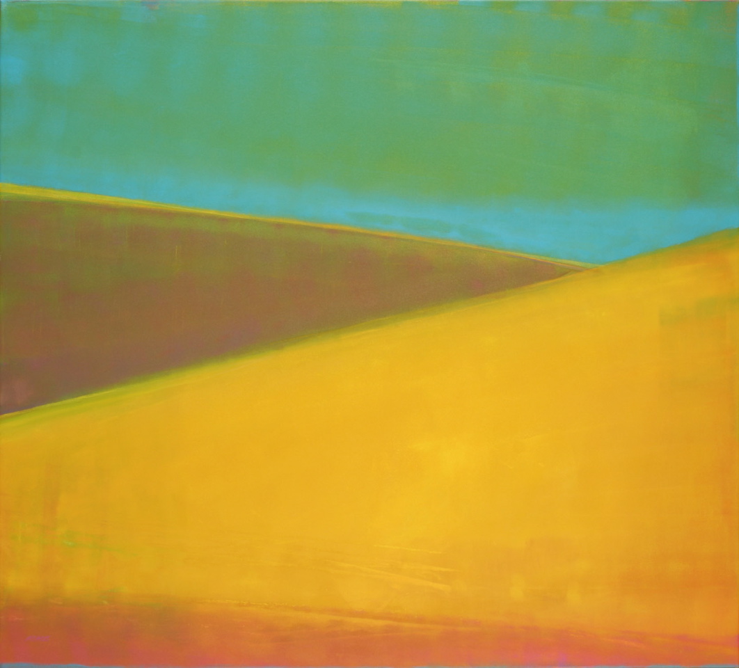 Pyramid Lake, 48" x 48", oil on canvas