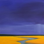 The Rain, 36" x 36", oil on canvas